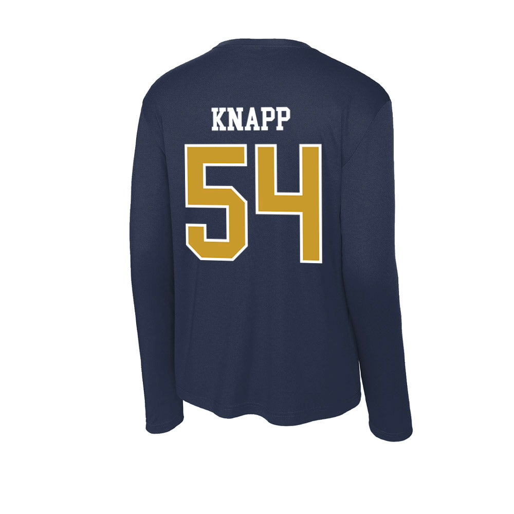 Notre Dame - NCAA Football : Anthonie Knapp - Activewear Long Sleeve T-Shirt-1