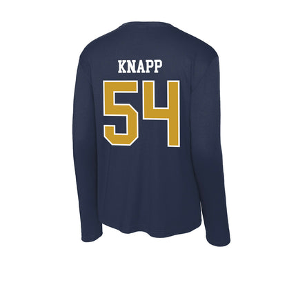 Notre Dame - NCAA Football : Anthonie Knapp - Activewear Long Sleeve T-Shirt-1