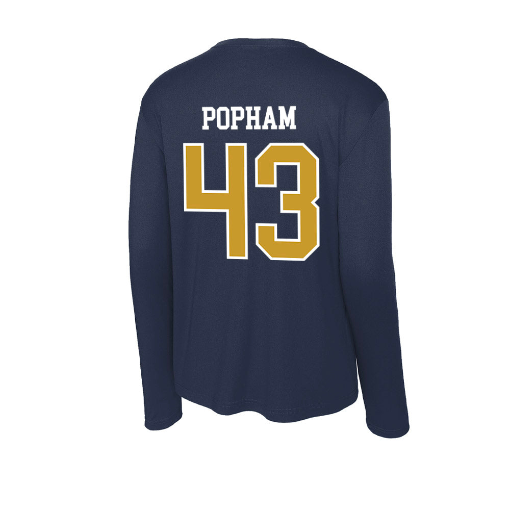 Notre Dame - NCAA Men's Lacrosse : Bo Popham - Activewear Long Sleeve T-Shirt-1