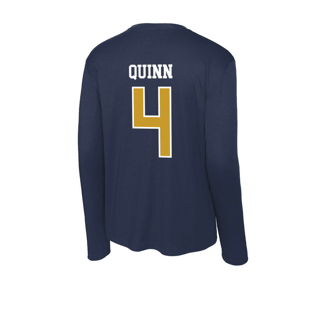 Notre Dame - NCAA Men's Ice Hockey : Michael Quinn - Activewear Long Sleeve T-Shirt-1