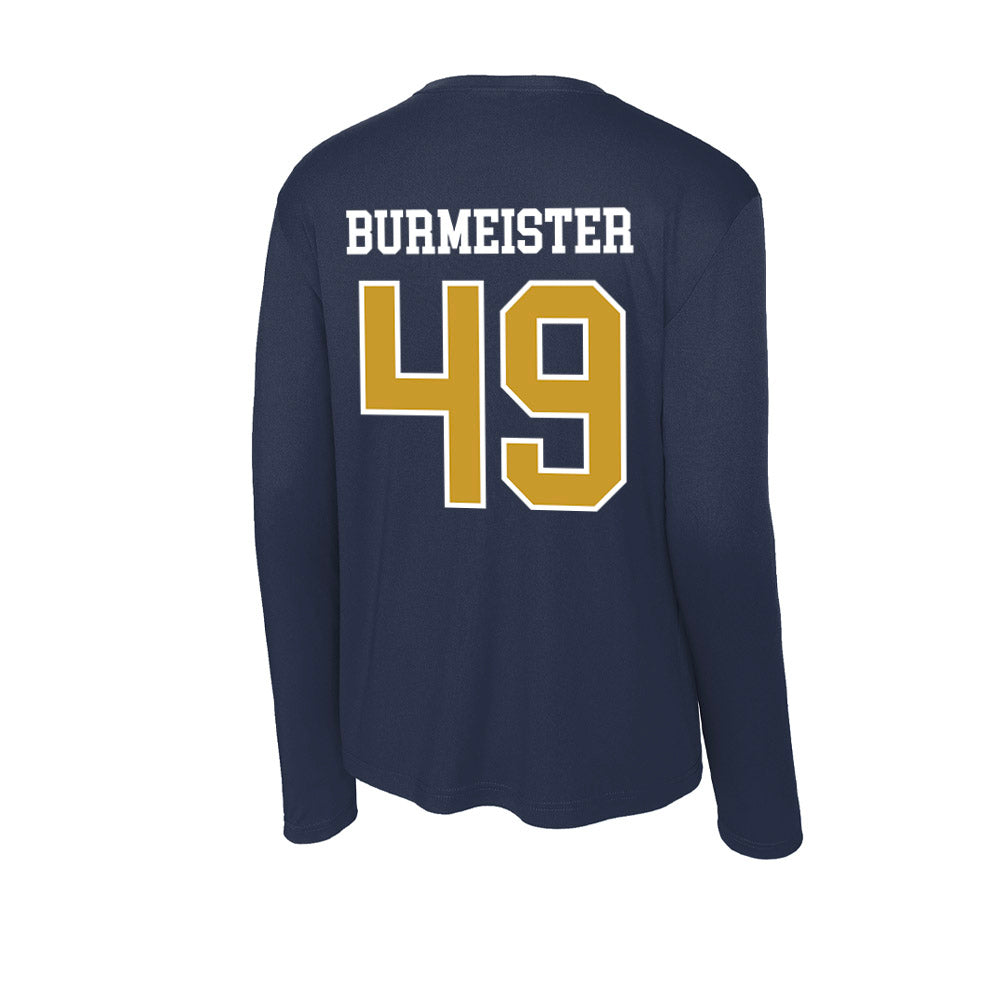 Notre Dame - NCAA Men's Lacrosse : Ben Burmeister - Activewear Long Sleeve T-Shirt-1