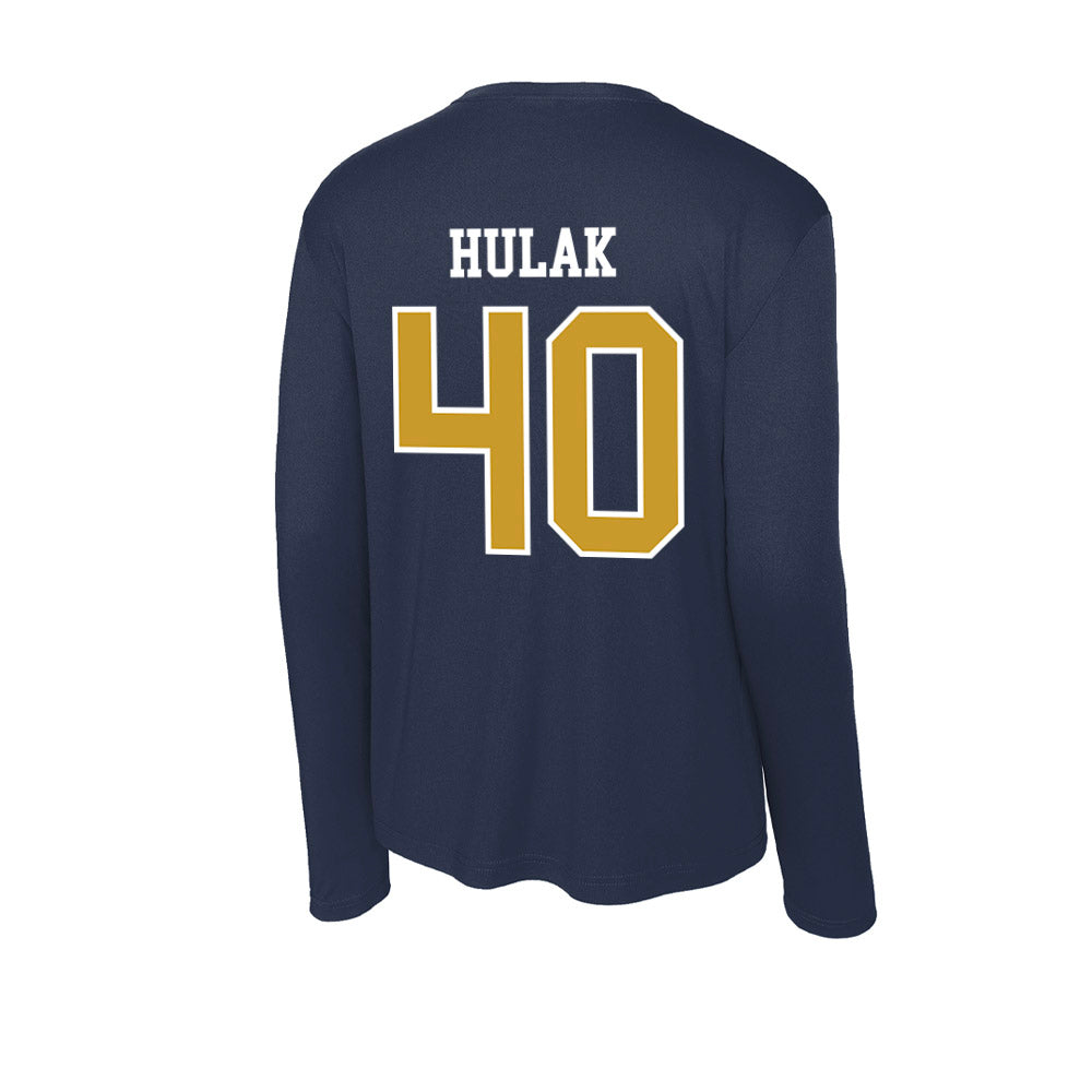 Notre Dame - NCAA Football : Dominik Hulak - Activewear Long Sleeve T-Shirt-1