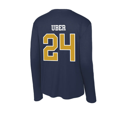 Notre Dame - NCAA Baseball : Ty Uber - Activewear Long Sleeve T-Shirt-1