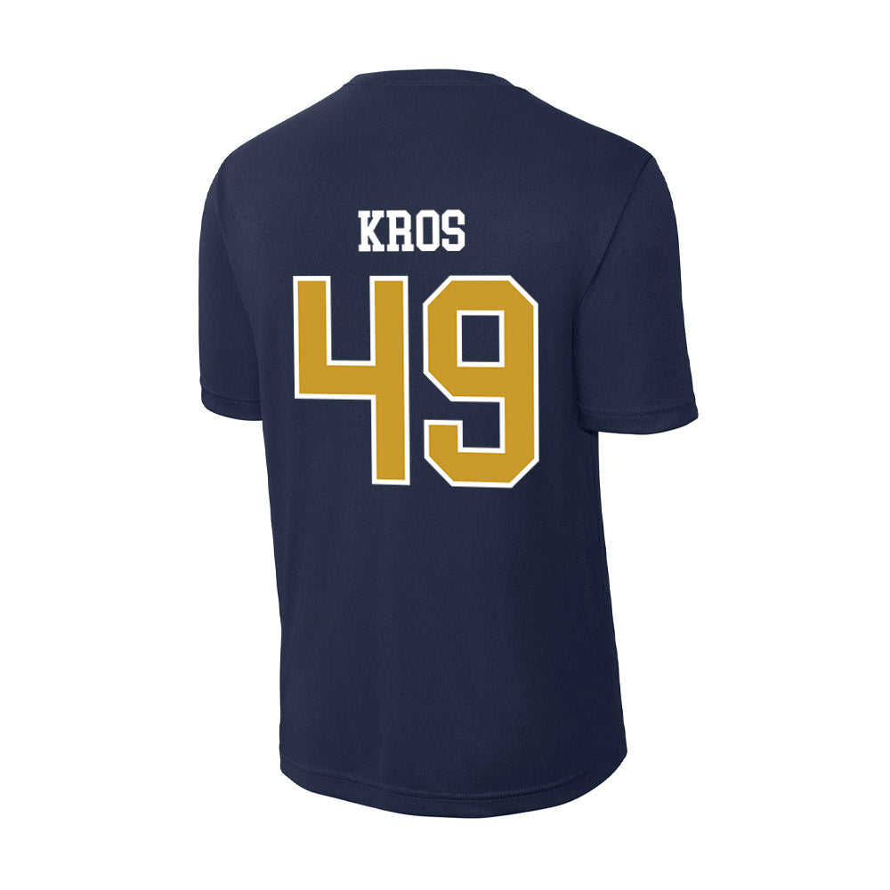 Notre Dame - NCAA Football : Andrew Kros - Activewear T-Shirt-1