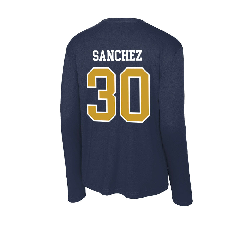 Notre Dame - NCAA Women's Basketball : Gisela Sanchez - Activewear Long Sleeve T-Shirt-1
