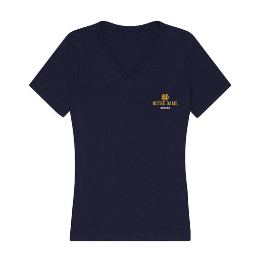 Notre Dame - NCAA Men's Soccer : Evan Lim - Women's V-Neck T-Shirt-0