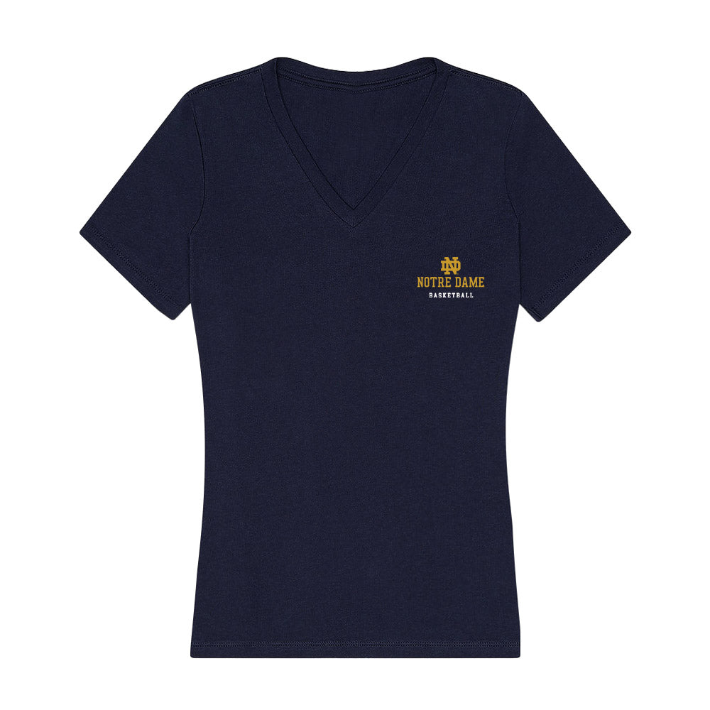 Notre Dame - NCAA Women's Basketball : Madison St. Rose - Women's V-Neck T-Shirt-0