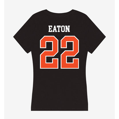 Virginia - NCAA Women's Field Hockey : Emily Eaton - Women's V-Neck T-Shirt-1