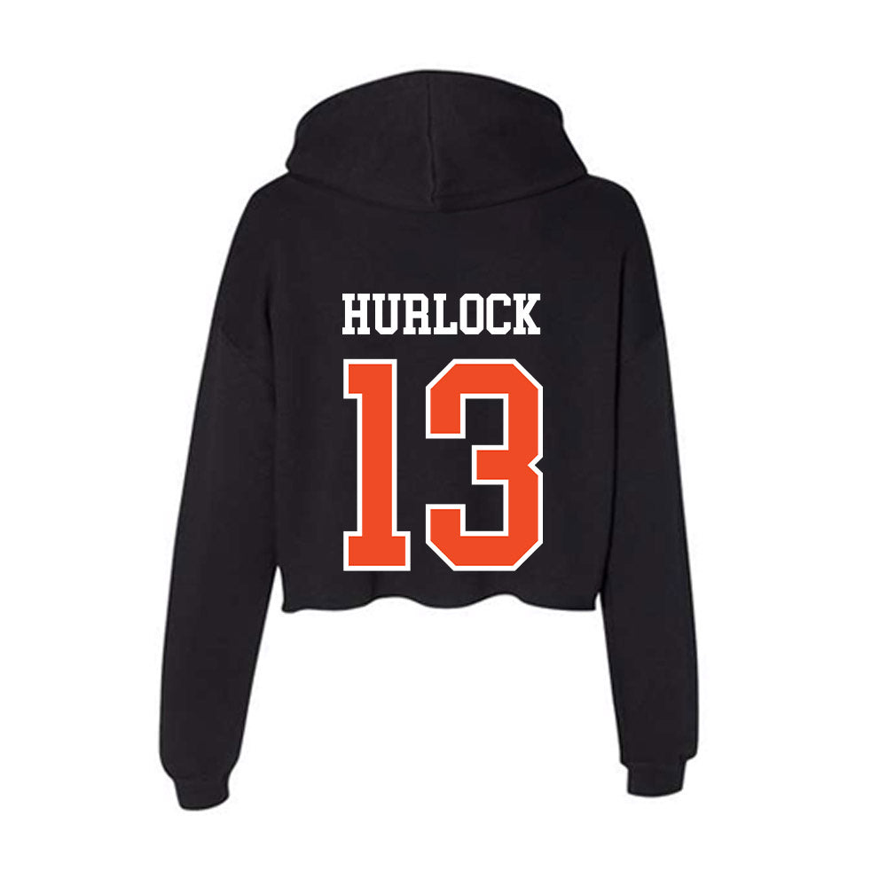 Virginia - NCAA Men's Soccer : Stephen Hurlock - Women's Crop Fleece Hoodie-1