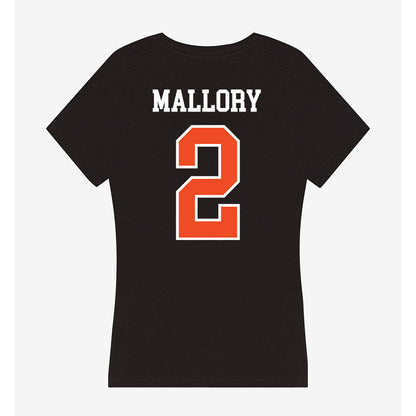 Virginia - NCAA Men's Basketball : Chance Mallory - Women's V-Neck T-Shirt-1