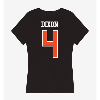 Virginia - NCAA Men's Basketball : Jurian Dixon - Women's V-Neck T-Shirt-1