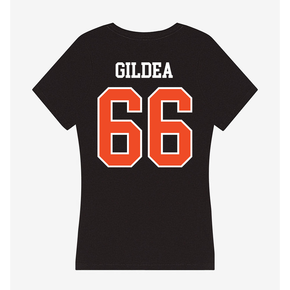 Virginia - NCAA Football : Michael Gildea - Women's V-Neck T-Shirt-1
