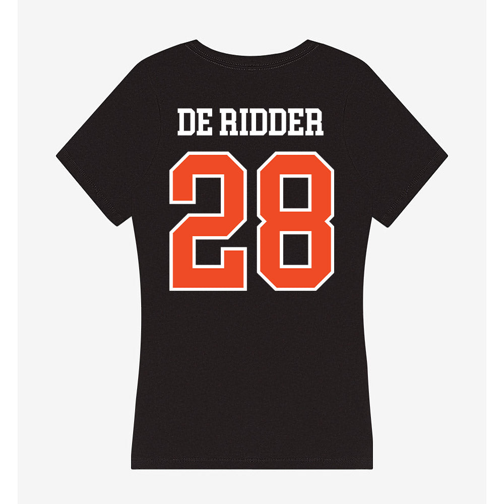 Virginia - NCAA Men's Basketball : Thijs De Ridder - Women's V-Neck T-Shirt-1