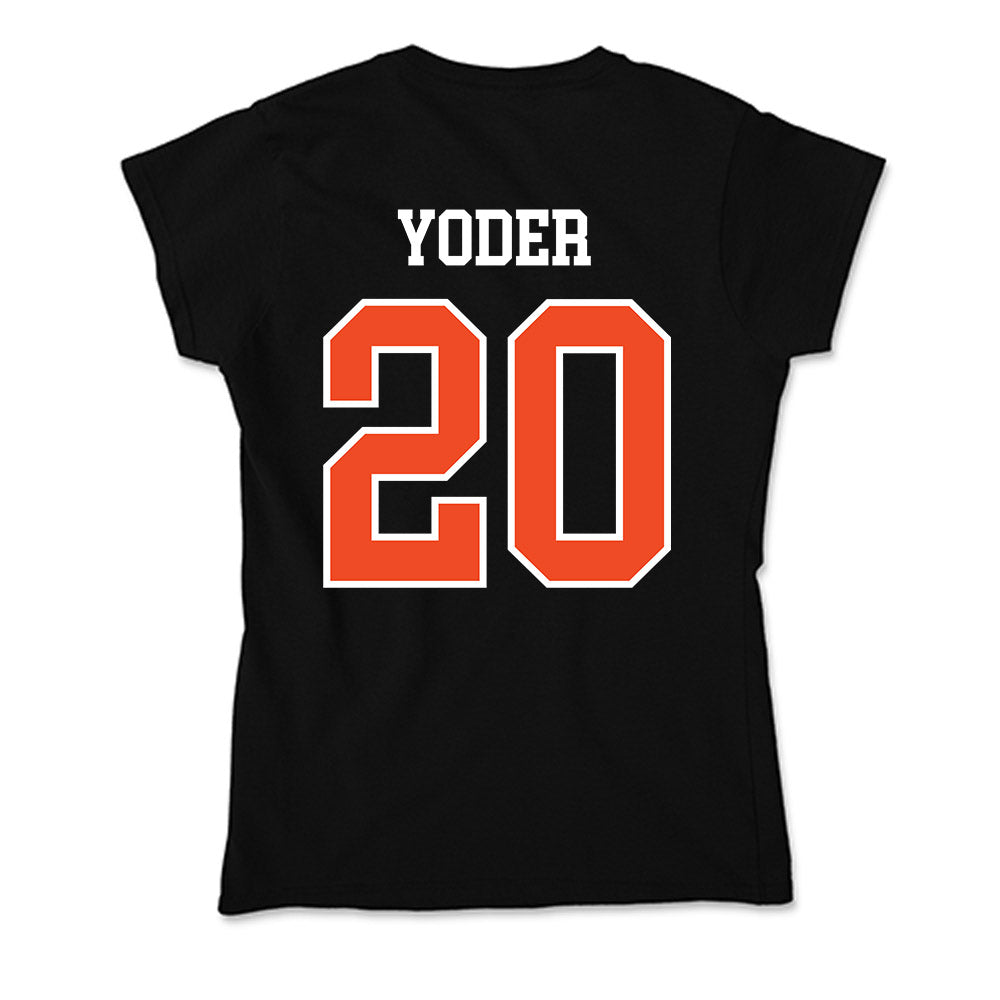 Virginia - NCAA Baseball : Noah Yoder - Soft Style Women’s T-Shirt-1