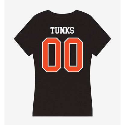 Virginia - NCAA Men's Soccer : Caleb Tunks - Women's V-Neck T-Shirt-1