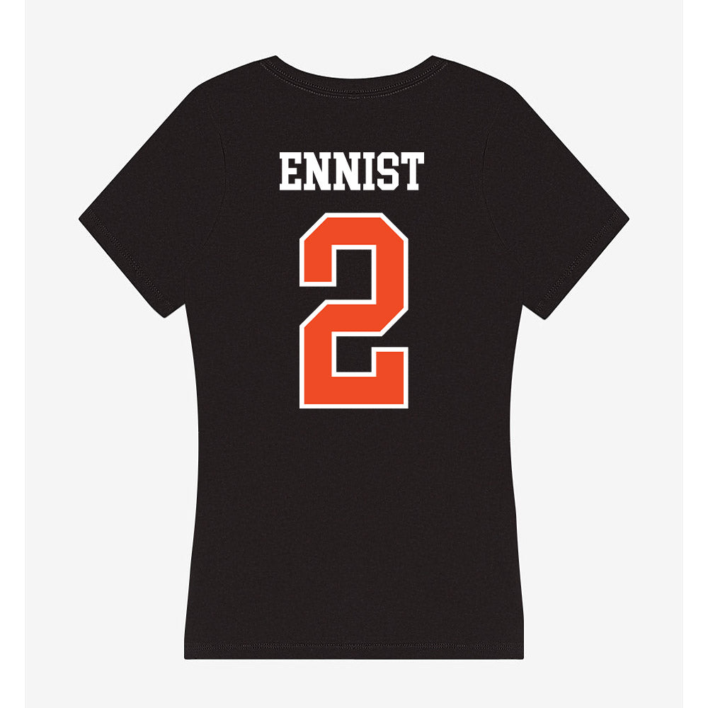 Virginia - NCAA Women's Volleyball : Reagan Ennist - Women's V-Neck T-Shirt-1