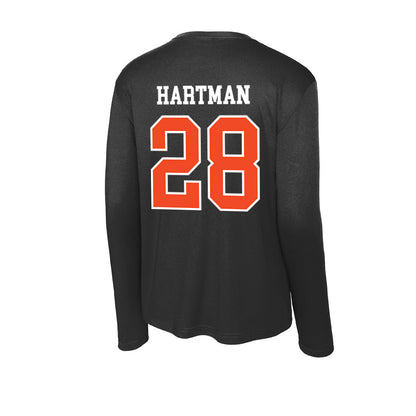 Virginia - NCAA Baseball : Lucas Hartman - Activewear Long Sleeve T-Shirt-1