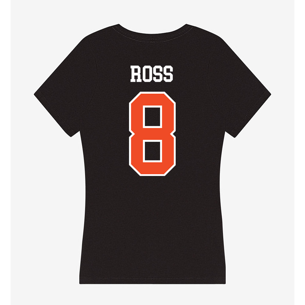 Virginia - NCAA Women's Soccer : Allie Ross - Women's V-Neck T-Shirt-1