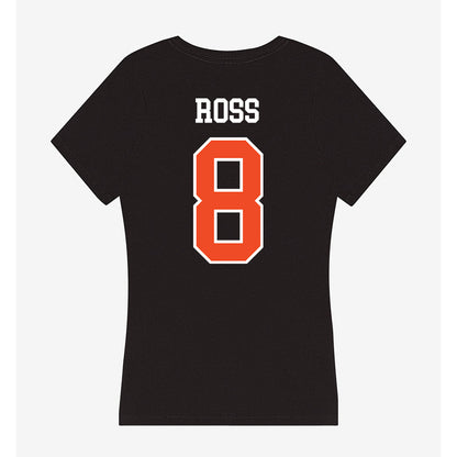 Virginia - NCAA Women's Soccer : Allie Ross - Women's V-Neck T-Shirt-1