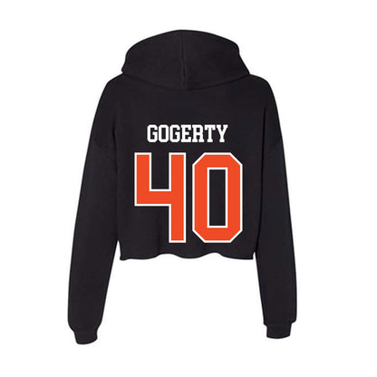 Virginia - NCAA Women's Lacrosse : Devon Gogerty - Women's Crop Fleece Hoodie-1