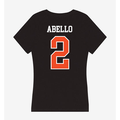 Virginia - NCAA Women's Field Hockey : Mia Abello - Women's V-Neck T-Shirt-1