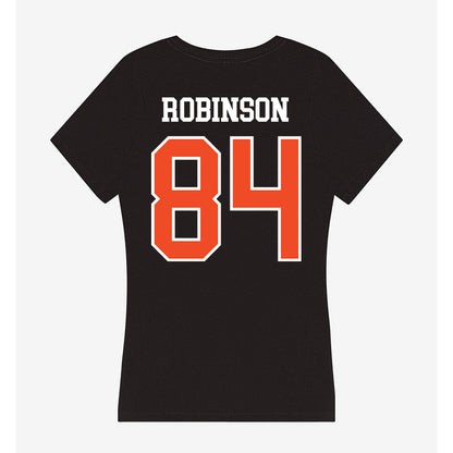Virginia - NCAA Football : Isaiah Robinson - Women's V-Neck T-Shirt-1