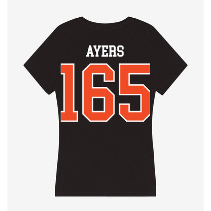 Virginia - NCAA Wrestling : Macon Ayers - Women's V-Neck T-Shirt-1