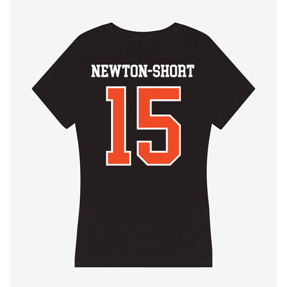 Virginia - NCAA Football : Dillon newton-short - Women's V-Neck T-Shirt-1