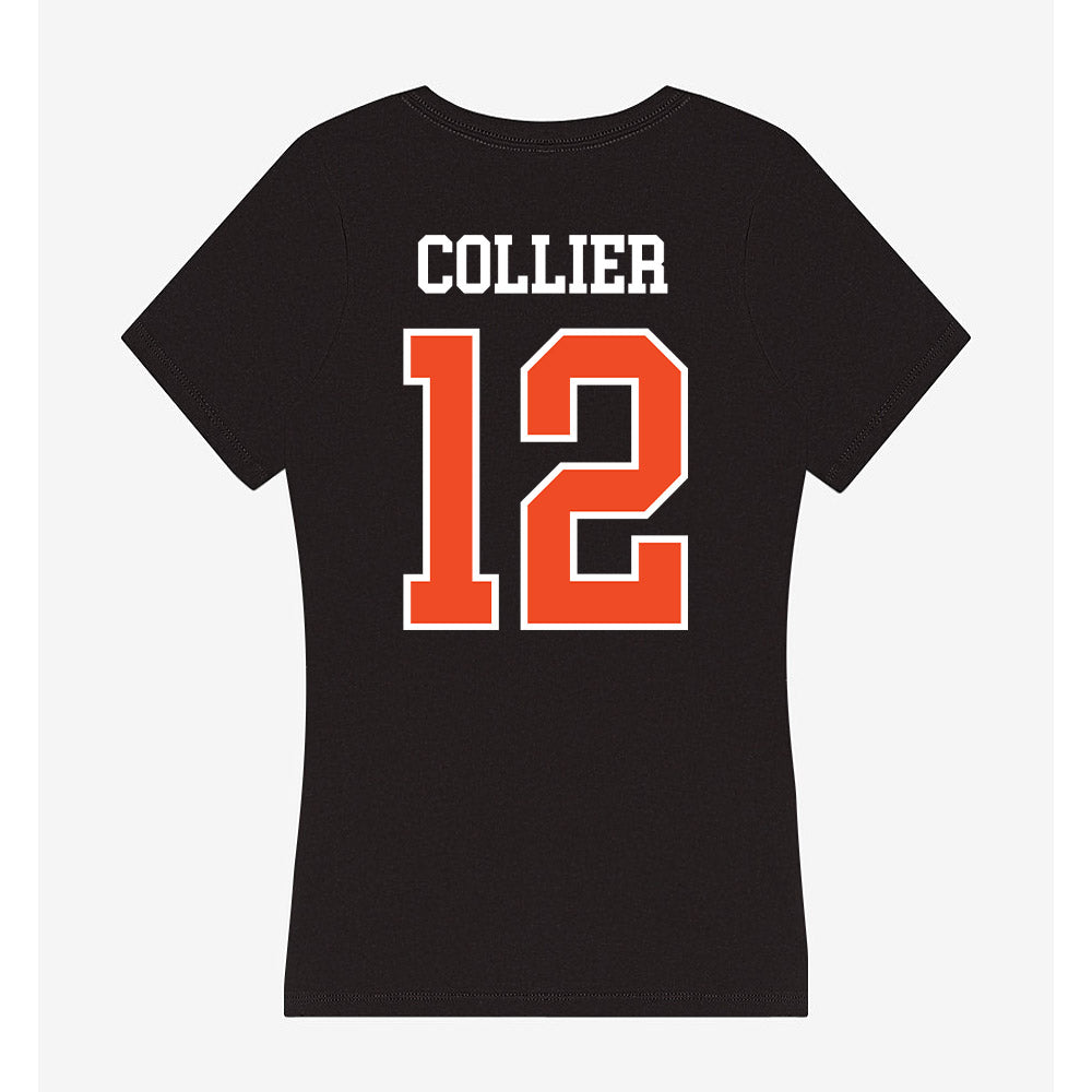 Virginia - NCAA Women's Soccer : Aniyah Collier - Women's V-Neck T-Shirt-1