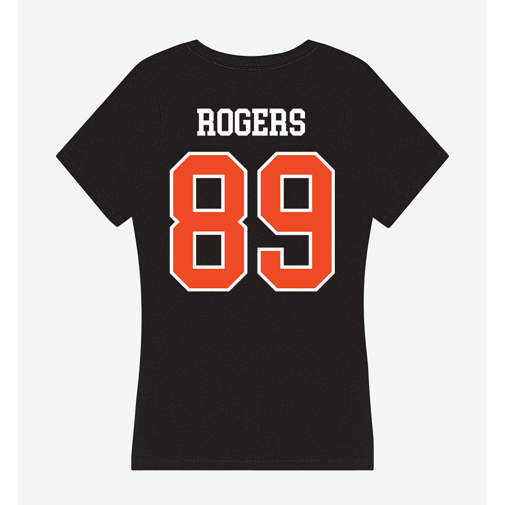 Virginia - NCAA Football : John Rogers - Women's V-Neck T-Shirt-1