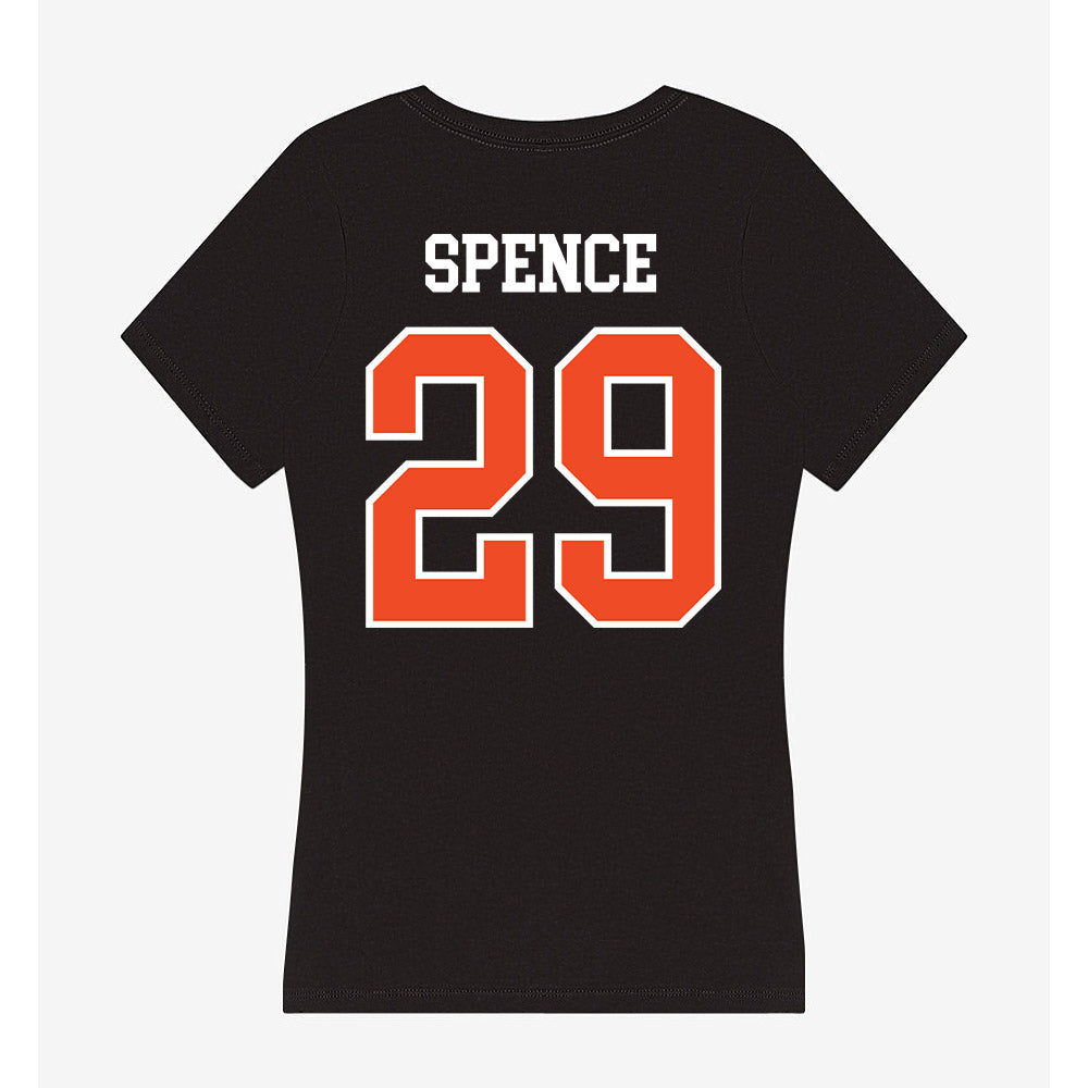Virginia - NCAA Football : Chris Spence - Women's V-Neck T-Shirt-1