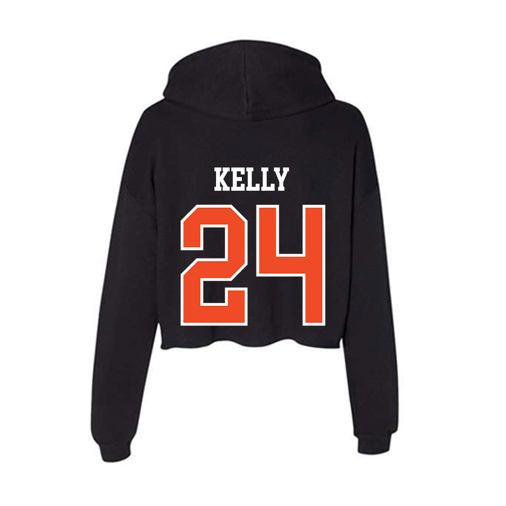 Virginia - NCAA Women's Soccer : Kathryn Kelly - Women's Crop Fleece Hoodie-1