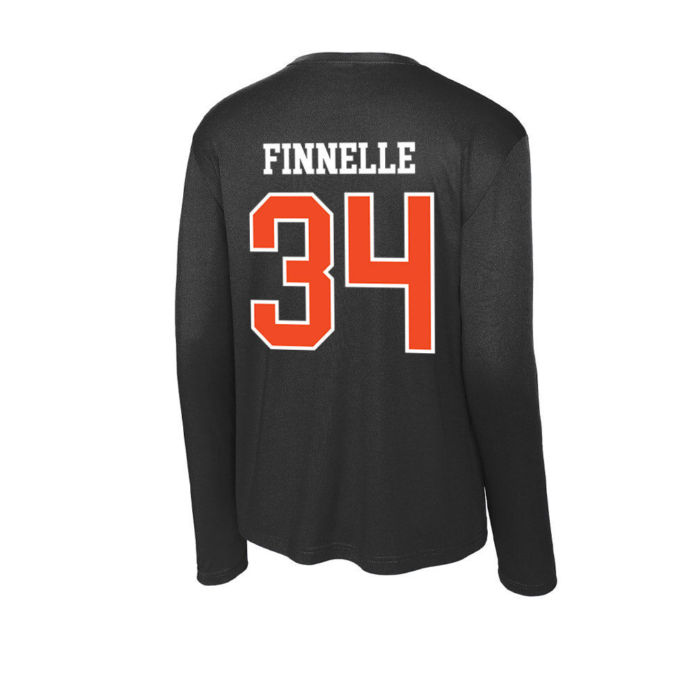 Virginia - NCAA Women's Lacrosse : Elyse Finnelle - Activewear Long Sleeve T-Shirt-1