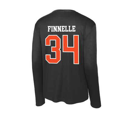 Virginia - NCAA Women's Lacrosse : Elyse Finnelle - Activewear Long Sleeve T-Shirt-1