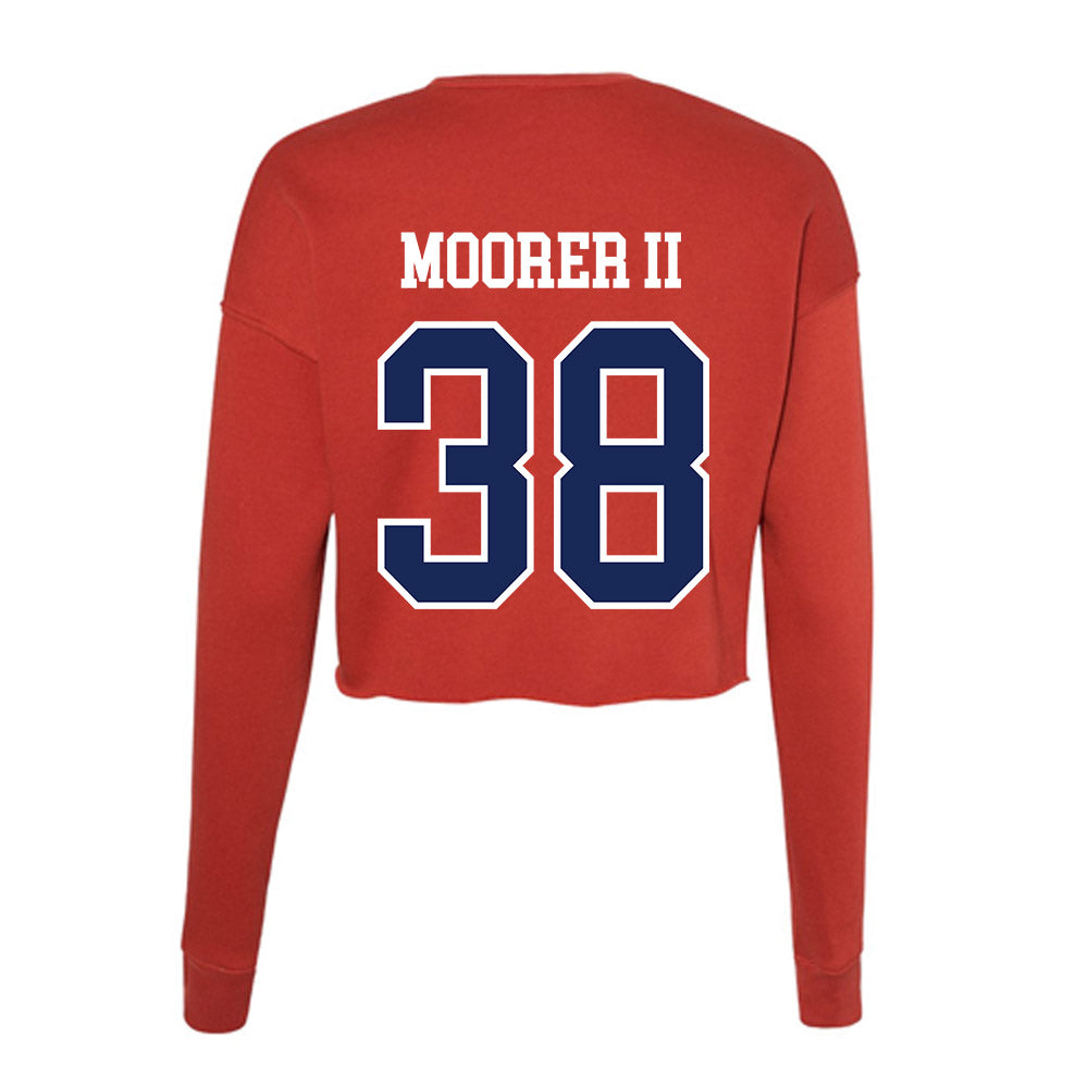 Arizona - NCAA Football : Kevin Moorer II - Classic Shersey Women's Cropped Crew Fleece-1