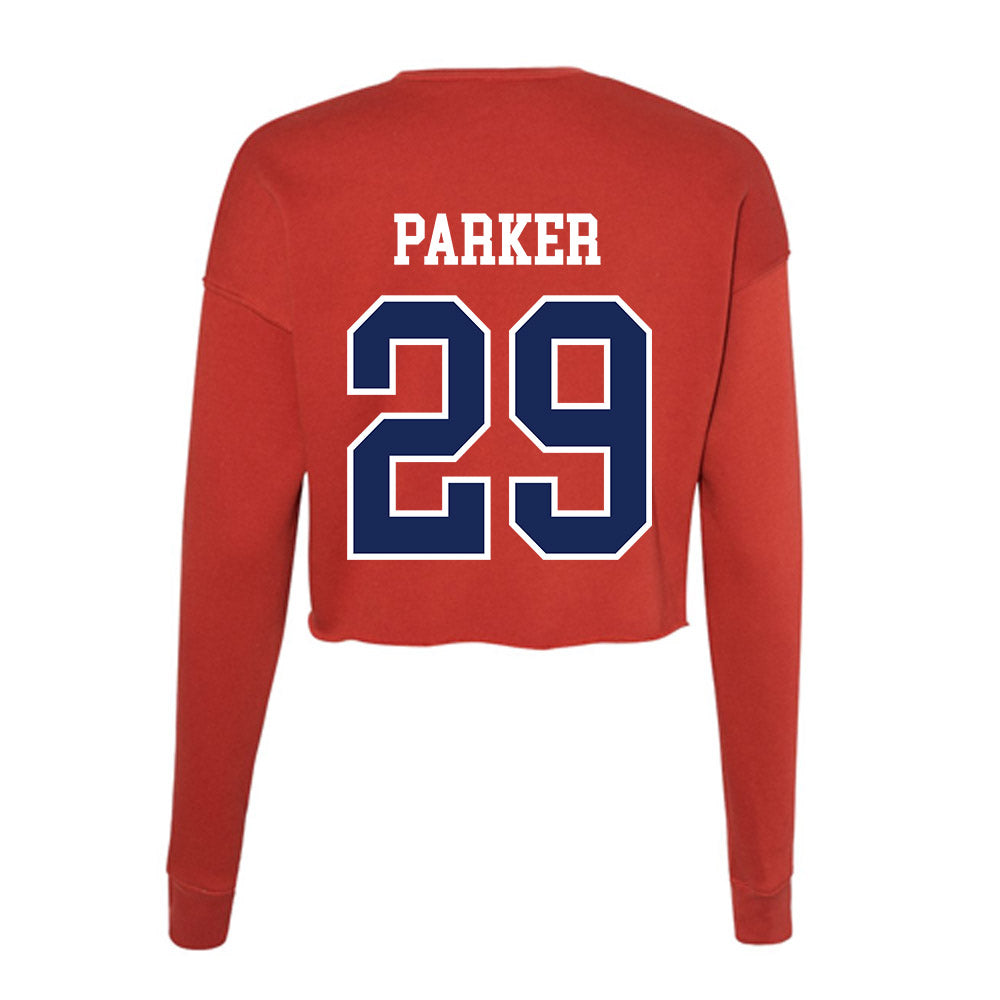 Arizona - NCAA Football : Jaden Parker - Women's Cropped Crew Fleece-1