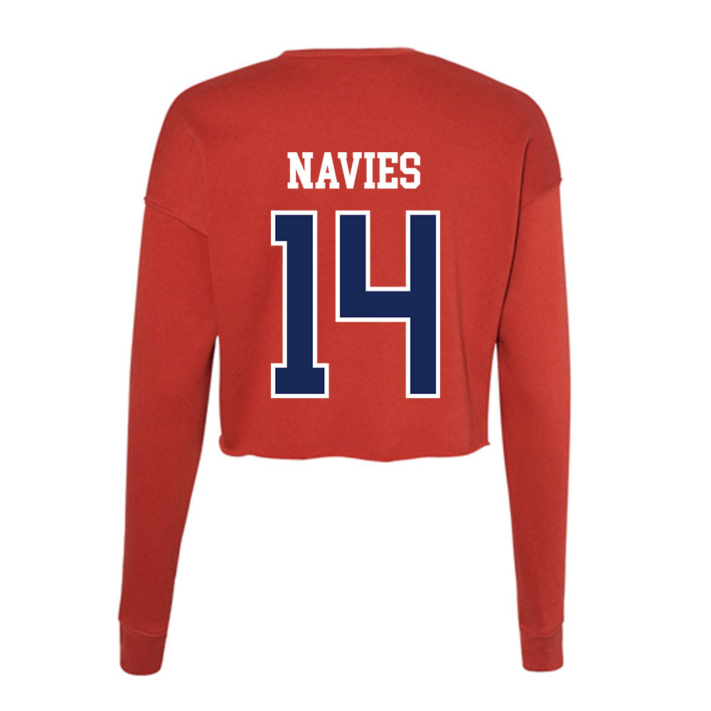 Arizona - NCAA Football : Hannibal Navies - Women's Cropped Crew Fleece-1