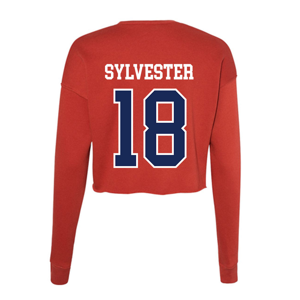 Arizona - NCAA Baseball : Beau Sylvester - Women's Cropped Crew Fleece-1