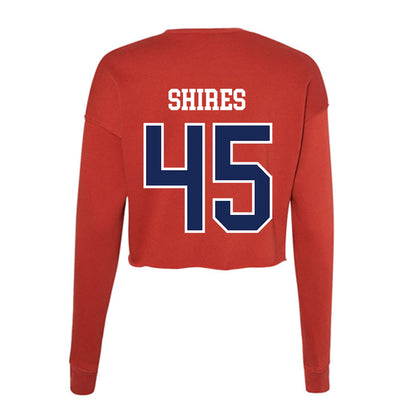 Arizona - NCAA Beach Volleyball : Tylee Shires - Women's Cropped Crew Fleece-1