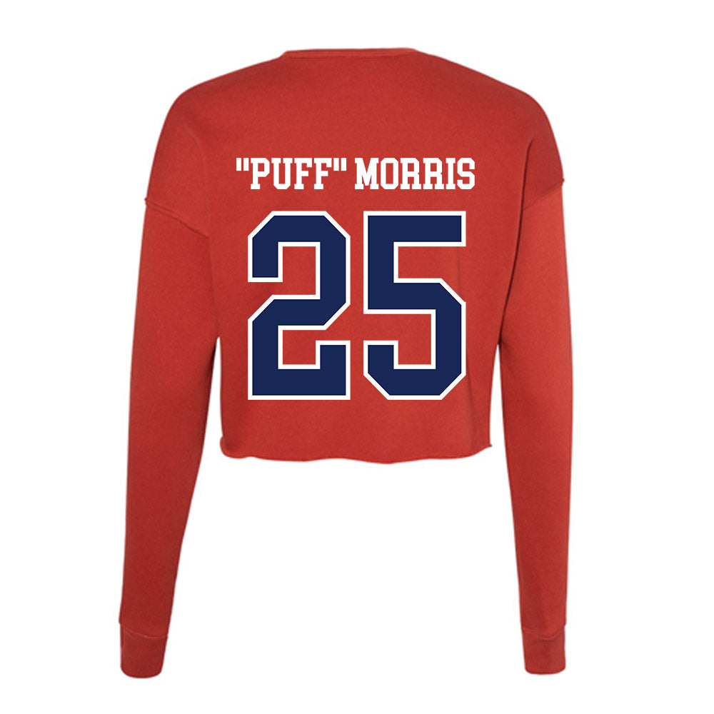 Arizona - NCAA Women's Basketball : Aliyahna "Puff" Morris - Classic Shersey Women's Cropped Crew Fleece-1