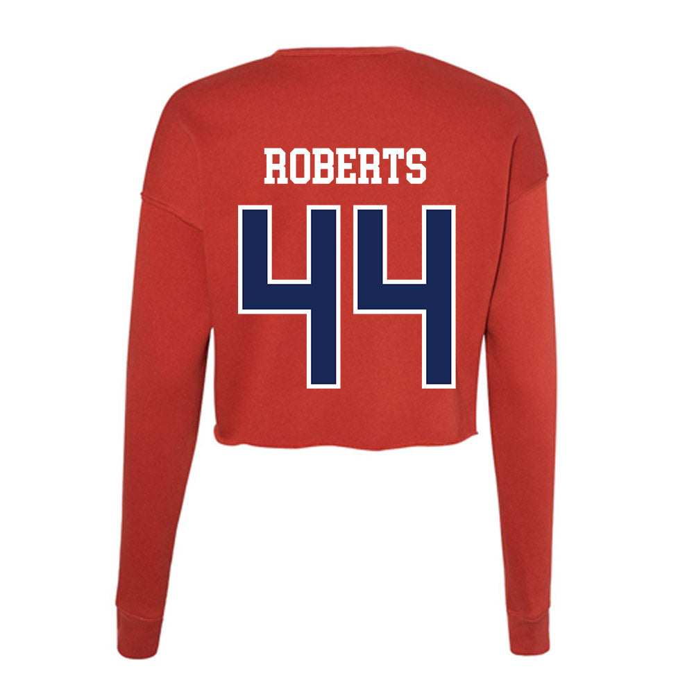 Arizona - NCAA Football : Antwan Roberts - Women's Cropped Crew Fleece-1