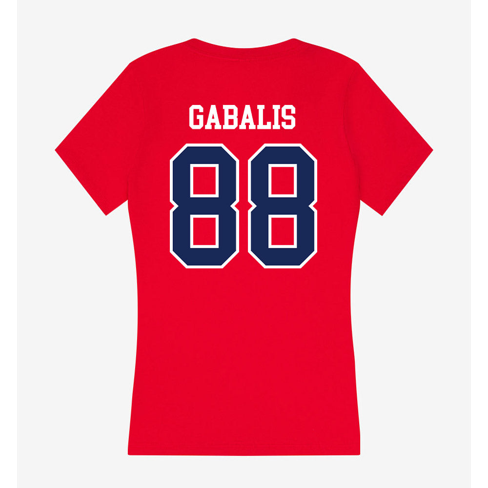 Arizona - NCAA Football : Henry Gabalis - Women's V-Neck T-Shirt-1