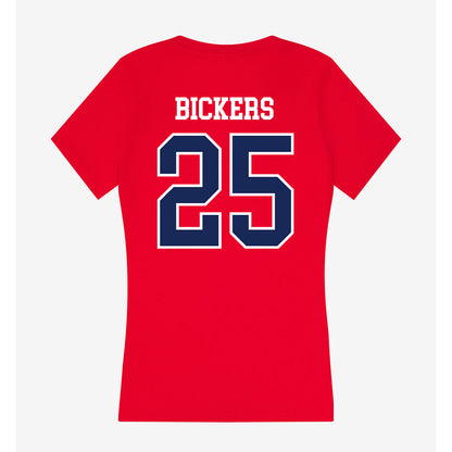 Arizona - NCAA Baseball : Tyler Bickers - Women's V-Neck T-Shirt-1