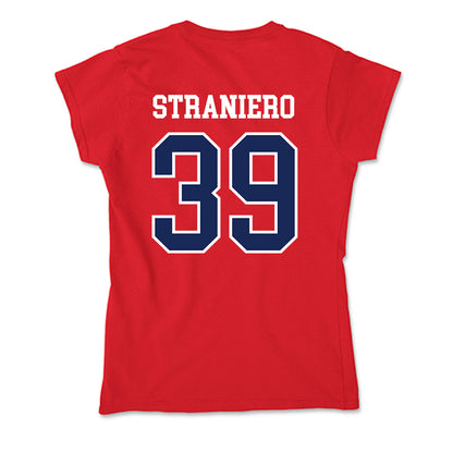 Arizona - NCAA Baseball : Nolan Straniero - Soft Style Women’s T-Shirt-1