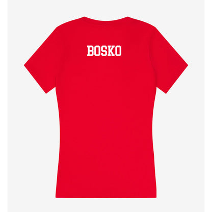 Arizona - NCAA Women's Track & Field : Jenica Bosko - Women's V-Neck T-Shirt-1