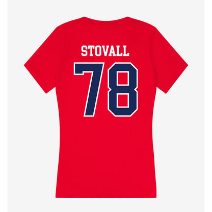 Arizona - NCAA Football : Grayson Stovall - Women's V-Neck T-Shirt-1