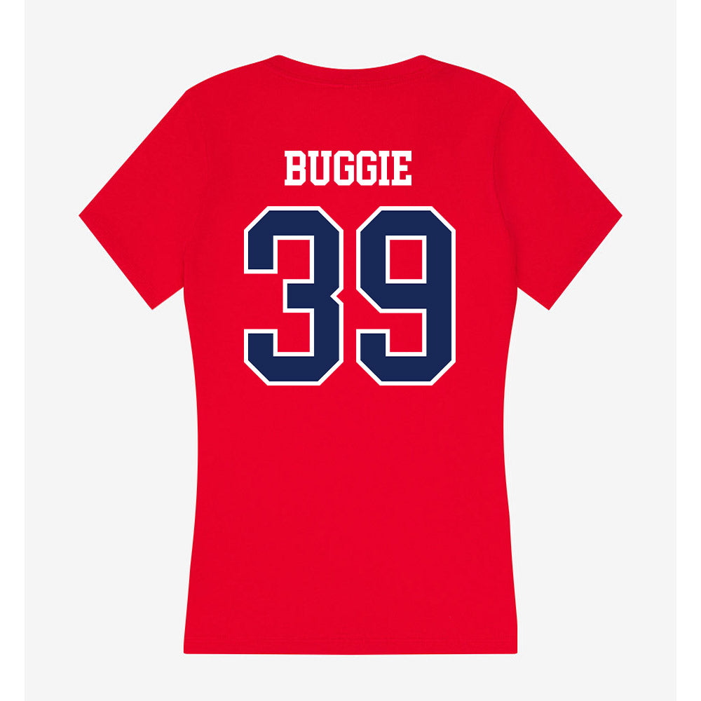 Arizona - NCAA Football : Jacob Buggie - Women's V-Neck T-Shirt-1