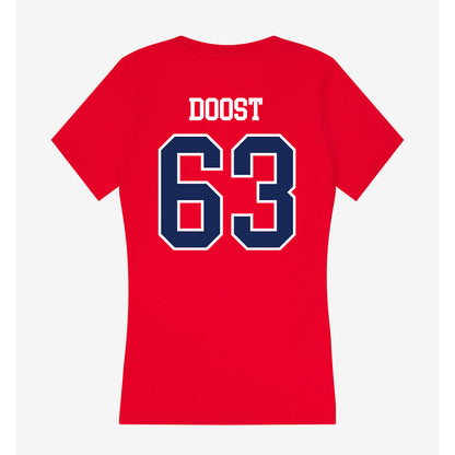 Arizona - NCAA Football : Alexander Doost - Women's V-Neck T-Shirt-1