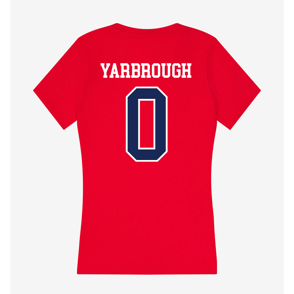 Arizona - NCAA Football : Wesley Yarbrough - Women's V-Neck T-Shirt-1