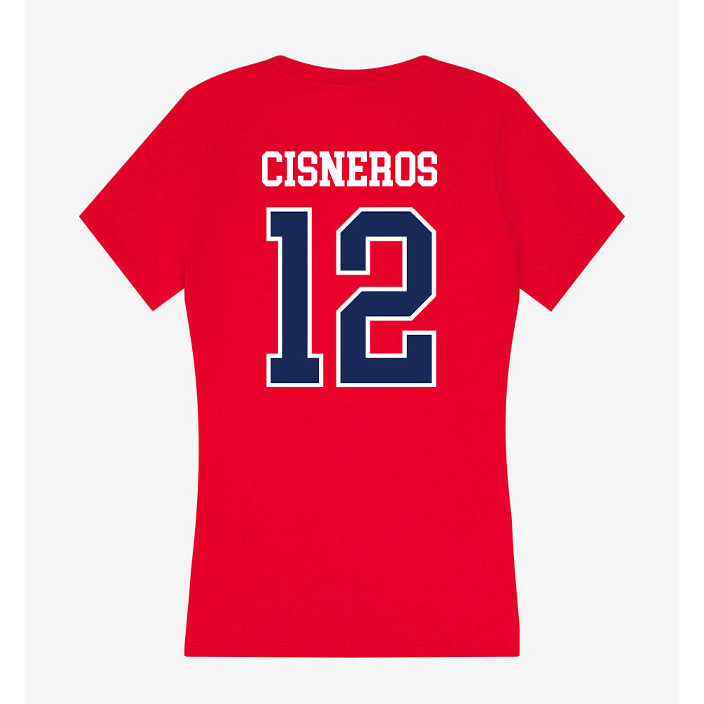 Arizona - NCAA Women's Volleyball : Carlie Cisneros - Women's V-Neck T-Shirt-1